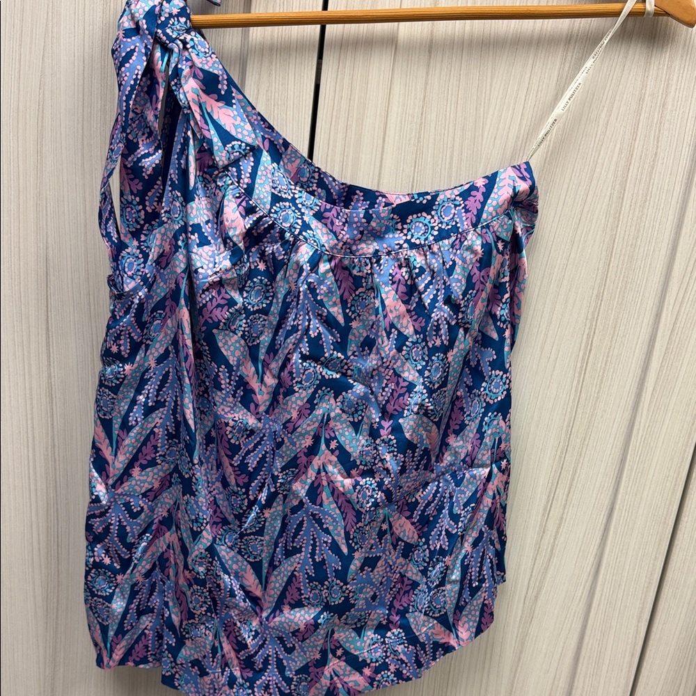 Lilly Pulitzer One-Shoulder Top